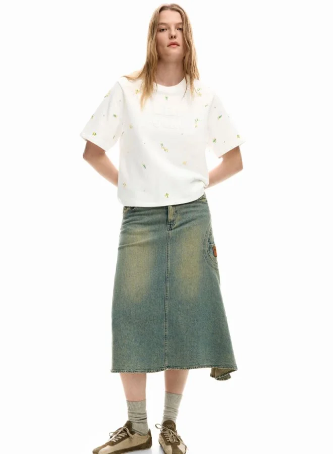 ديسيجوال تنورة جينز غير متماثلة